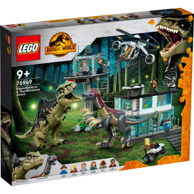 LEGO JURASSIC WORLD L’attaque du Giganotosaure et du Thérizinosaure 2022